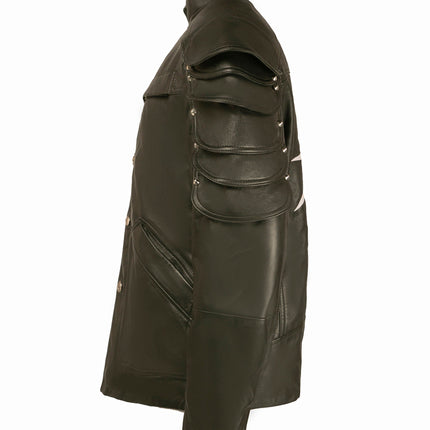 Cyberpunk V's Samuraii Wolf School Leather Jacket