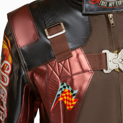V's Aldecados Nomads Jacket David Martinez's Cyberpunk Jacket -Handcrafted by Ox and Bulls for Cosplay