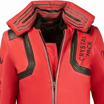 Akira Shotaro Kaneda Capsule Cybernetic Futuristic Cosplay Jacket Handcrafted by Ox and Bulls