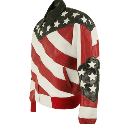 The 4th of July American Flag Jacket 'Merica jacket' Handcrafted by Ox and Bulls