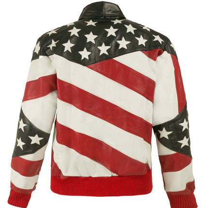 The 4th of July American Flag Jacket 'Merica jacket' Handcrafted by Ox and Bulls