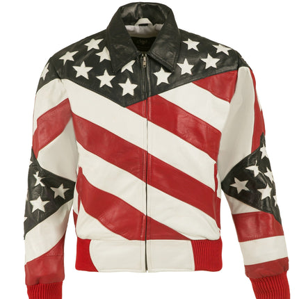 The 4th of July American Flag Jacket 'Merica jacket' Handcrafted by Ox and Bulls