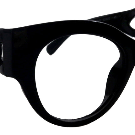 Athena's Fashion High-End Line Bifocal OR Non-Bifocal Black Reading Glasses Round Chic, Inspired by NY Fifth Avenue
