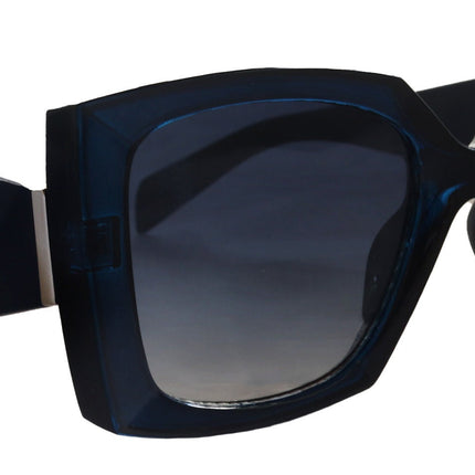 Penelope, High-End Line Bifocal (Clear On Top) Sun Readers for Women OR Non-Bifocal Readers Sunglasses (Blue) NY Fifth Avenue
