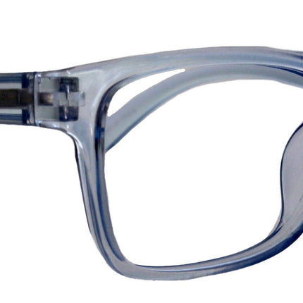 Sophie (Blue Light Glasses) (Blue Blocker) Reduce Eyestrain, A/R Anti Glare. +1.25..+3.00 Square (Transparent Blue) NY Fifth Avenue.