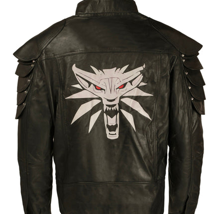 V's Samuraii Wolf School Leather Jacket for Cosplay Handcrafted by Ox and Bulls.