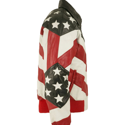 The 4th of July American Flag Jacket 'Merica jacket' Handcrafted by Ox and Bulls