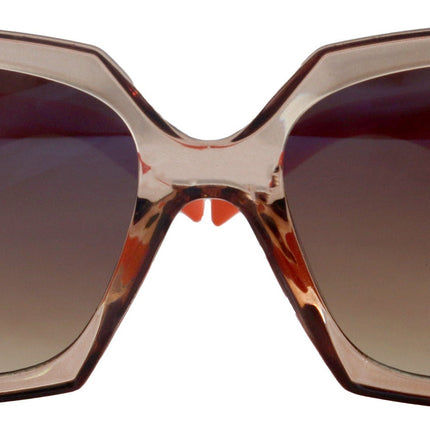 Penelope, High-End Line Bifocal (Clear On Top) Sun Readers for Women OR Non-Bifocal Readers Sunglasses (Orange light Brown) NY Fifth Avenue