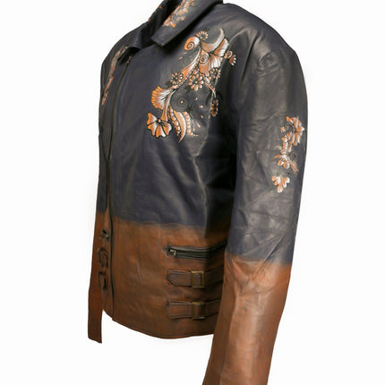 Handmade Resident Evil 4 Luis Serra Leather Jacket