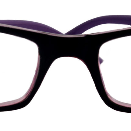 The French (Fleur De  Lis) Bayonetta-style, rectangular High-End Women Reading Glasses Spring temple  Optical Frame  NY Fifth Avenue