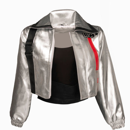 Lucy's Edgerunner Cyberpunk Cosplay Jacket for Women Handcrafted by Ox and Bulls