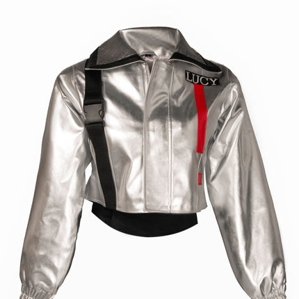 Lucy's Edgerunner Cyberpunk Cosplay Jacket for Women Handcrafted by Ox and Bulls