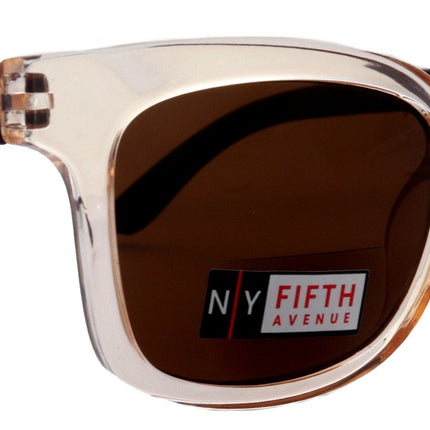 Mars, High-End Line Bifocal (Clear On Top) Sun Readers Unixes OR Non-Bifocal Readers Sunglasses (Transparent Brown ) NY Fifth Avenue