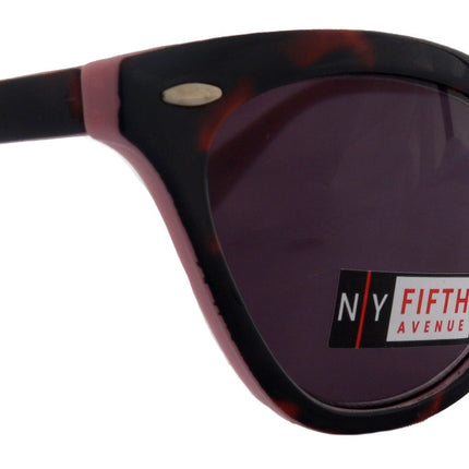 Gatsby, High-End Line Bifocal (Clear On Top) Sun Readers for Women OR Non-Bifocal Readers Sunglasses (Pink Tortoiseshell) NY Fifth Avenue