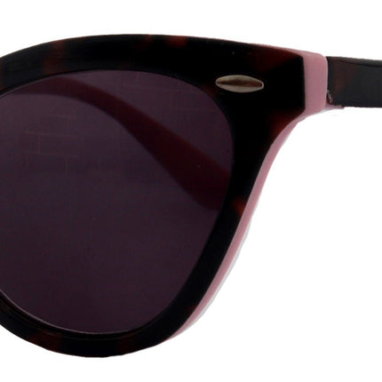 Gatsby, High-End Line Bifocal (Clear On Top) Sun Readers for Women OR Non-Bifocal Readers Sunglasses (Pink Tortoiseshell) NY Fifth Avenue