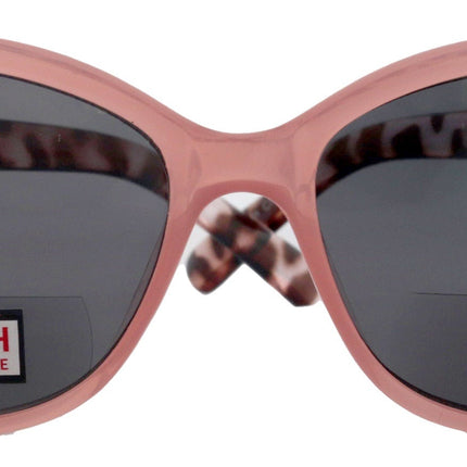 Savannah, High-End Line Bifocal (Clear On Top) Sun Readers for Women OR Non-Bifocal Readers Sunglasses (Pink Tortoiseshell ) NY Fifth Avenue
