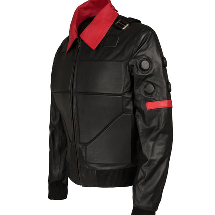Jackie Welles Cosplay Jacket for Men Handcrafted by Ox and Bulls