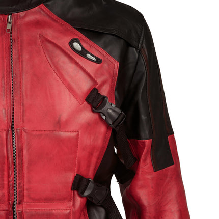Wade Cosplay Themed Leather Jacket Designed and Handcrafted by Ox and Bulls