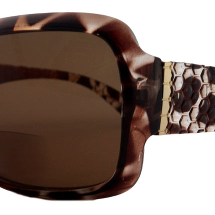 Olympia, High-End Line Bifocal (Clear On Top) Sun Readers for Women OR Non-Bifocal Readers Sunglasses (Brown Tortoiseshell) NY Fifth Avenue
