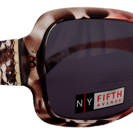 Olympia, High-End Line Bifocal (Clear On Top) Sun Readers for Women (Pink Tortoiseshell) NY Fifth Avenue