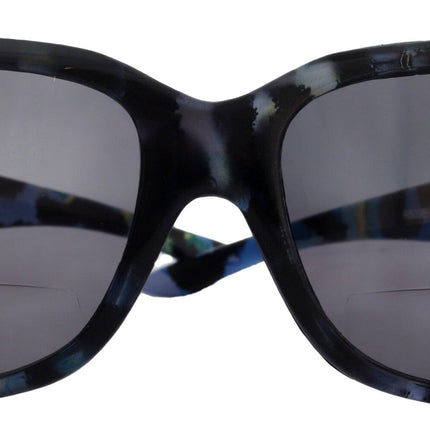 Lourdes, High-End Line Bifocal (Clear On Top) Sun Readers for Women  Readers Sunglasses ( Blue with black) NY Fifth Avenue