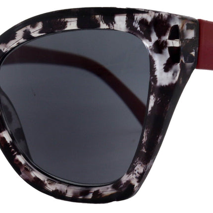Rhodes, High-End Line Bifocal (Clear On Top) Sun Readers for Women OR Non-Bifocal Readers Sunglasses (Red BK Tortoiseshell) NY Fifth Avenue