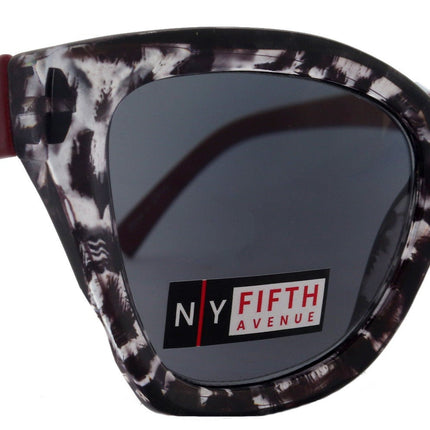 Rhodes, High-End Line Bifocal (Clear On Top) Sun Readers for Women OR Non-Bifocal Readers Sunglasses (Red BK Tortoiseshell) NY Fifth Avenue