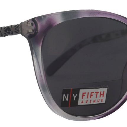 Iris, High-End Line Bifocal (Clear On Top) Sun Readers for Women OR Non-Bifocal Readers Sunglasses (Purple W Grey) NY Fifth Avenue
