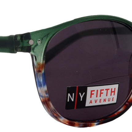 Ravenna, High-End Line Bifocal (Clear On Top) Sun Readers for Women OR Non-Bifocal Readers Sunglasses (Green ) NY Fifth Avenue