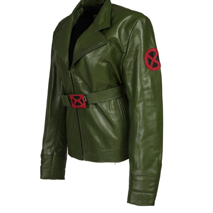 97 Rogue Green Leather Jacket Designed and Handmade by Ox and Bulls