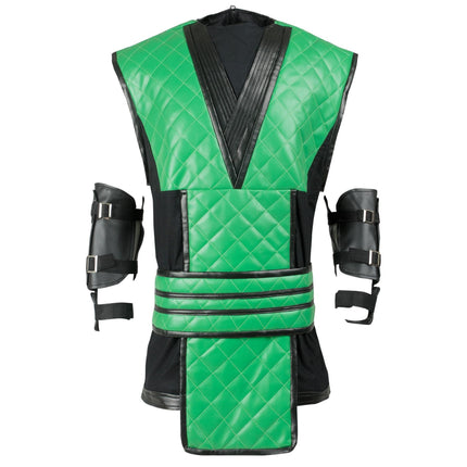 Reptile Mortal Kombat Cosplay Vest and Costume Handcrafted by Ox and Bulls