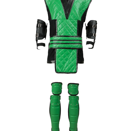 Reptile Mortal Kombat Cosplay Vest and Costume Handcrafted by Ox and Bulls