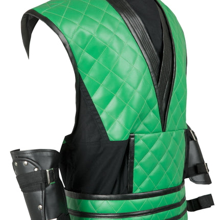 Reptile Mortal Kombat Cosplay Vest and Costume Handcrafted by Ox and Bulls