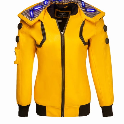 Customizable Cybernetic Maverick Jacket inspired by the Lucy Cyber-punk Jacket -Handmade Cosplay- Make your own Cyberpunk Jacket!