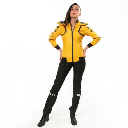 Customizable Cybernetic Maverick Jacket inspired by the Lucy Cyber-punk Jacket -Handmade Cosplay- Make your own Cyberpunk Jacket!