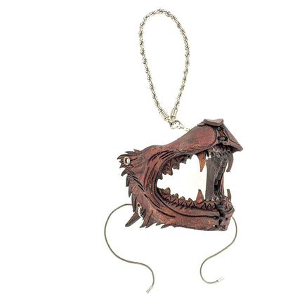 Lone Wolf Leather Mini Mask – Handcrafted Charm for Rearview Mirrors, Handbags, Lanyards, Party Favors & More