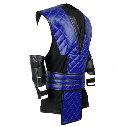 Subzero Mortal Kombat Cosplay Vest and Costume Handcrafted by Ox and Bulls