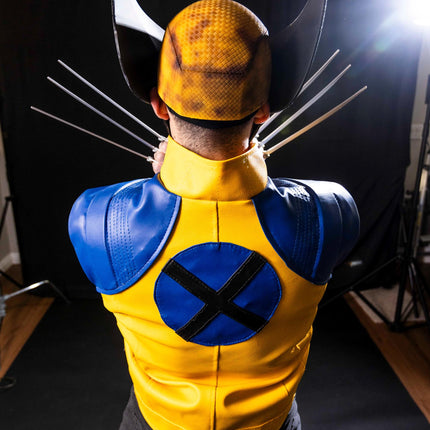 Rivals Wolverine Yellow Leather Jacket Inspired by the Attack of the Sentinels Wolverine Jacket Cosplay