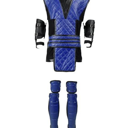 Subzero Mortal Kombat Cosplay Vest and Costume Handcrafted by Ox and Bulls