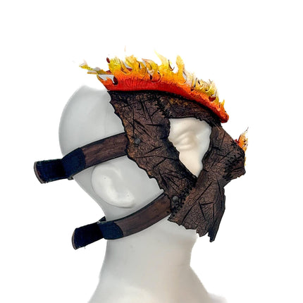 In Flames - Handmade Mask for Halloween, Performance or Cosplay Costume