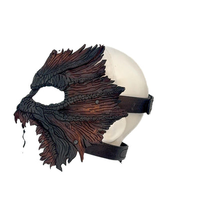World's End - Handmade Leather Mask for Halloween, Performance or Cosplay Costume