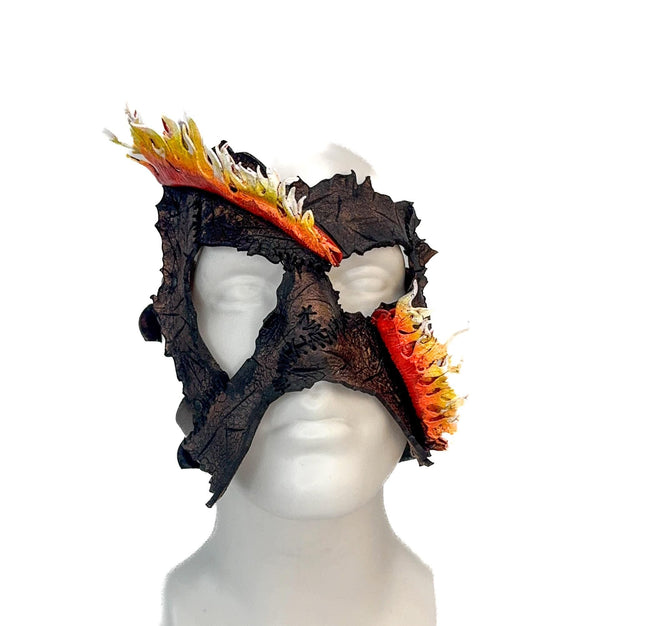 In Flames - Handmade Mask for Halloween, Performance or Cosplay Costume