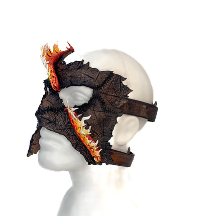 In Flames - Handmade Mask for Halloween, Performance or Cosplay Costume