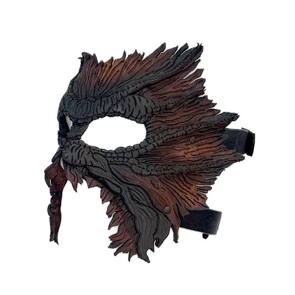 World's End - Handmade Leather Mask for Halloween, Performance or Cosplay Costume