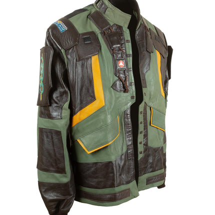 Handmade Old Edge Runners 6th Street Gang Cosplay leather Jacket