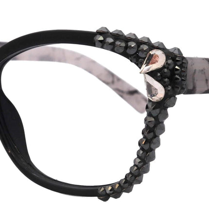 Savannah, (Bling)Women Reading Glasses W (2X line)(Hematite, Teardrop)Genuine European Crystals.(Black,Tortoise shell) NY Fifth Avenue