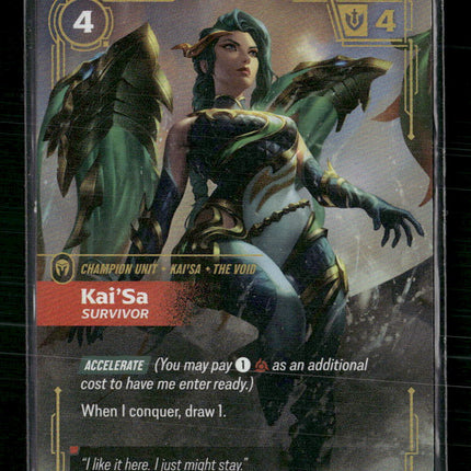 Kai'Sa - Survivor (Alternate Art) #039a/298 Foil - Riftbound TCG
