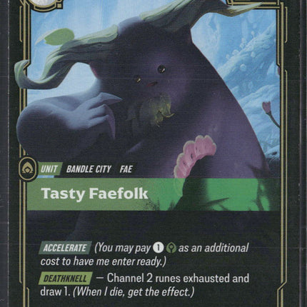 Tasty Faefolk #075/298 Foil Rare - Riftbound Origins TCG
