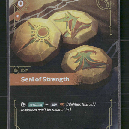 Seal of Strength #163/298 Foil Epic - Riftbound Origins TCG