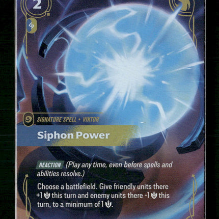 Siphon Power #266/298 Foil Epic - Riftbound Origins TCG